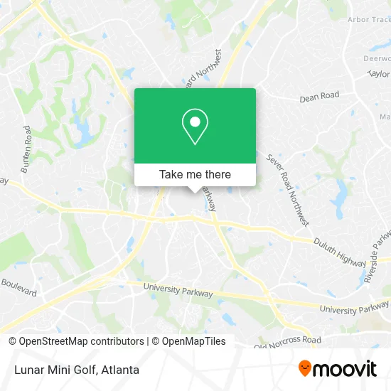 Lunar Mini Golf map