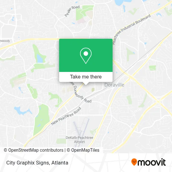 City Graphix Signs map