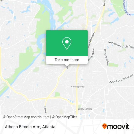 Athena Bitcoin Atm map