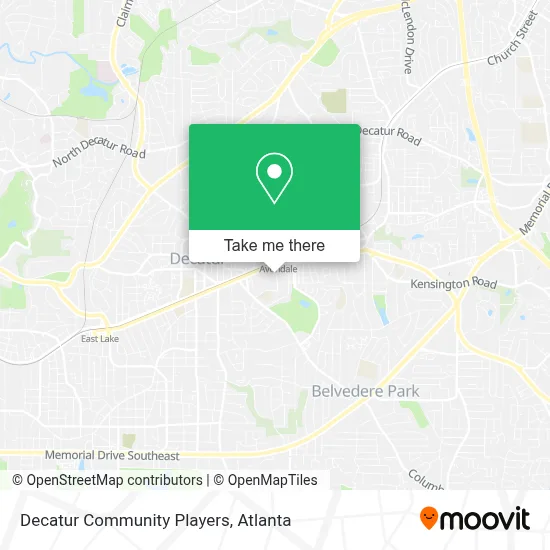 Mapa de Decatur Community Players