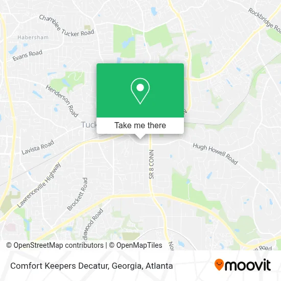 Comfort Keepers Decatur, Georgia map