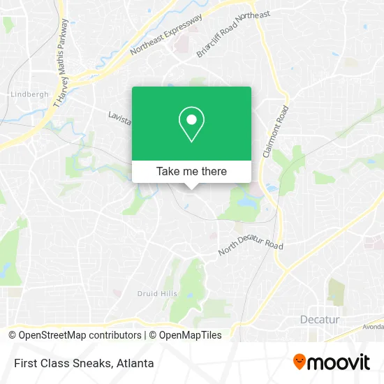 First Class Sneaks map