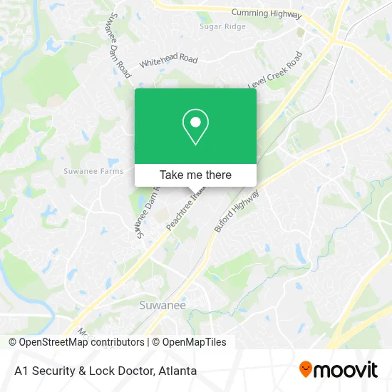 A1 Security & Lock Doctor map