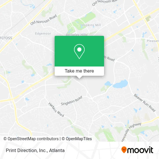 Print Direction, Inc. map