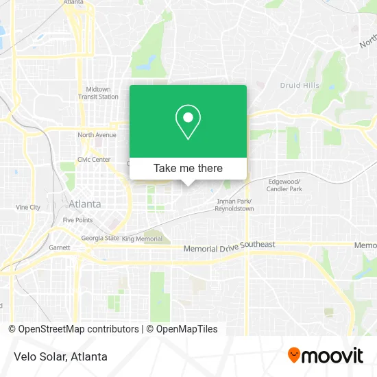 Velo Solar map