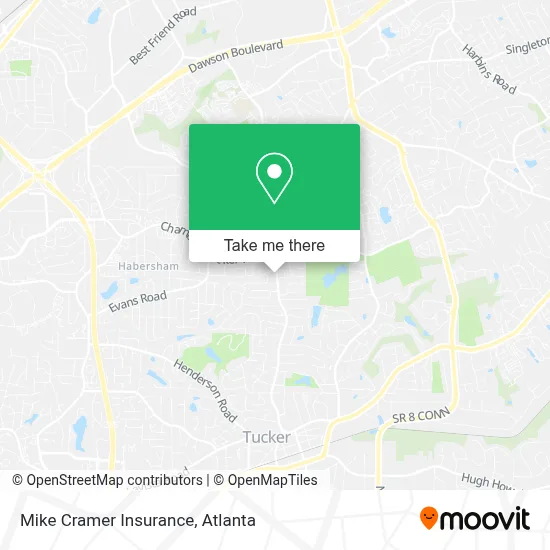 Mike Cramer Insurance map