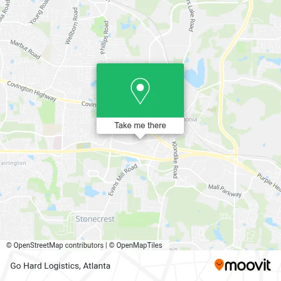 Go Hard Logistics map