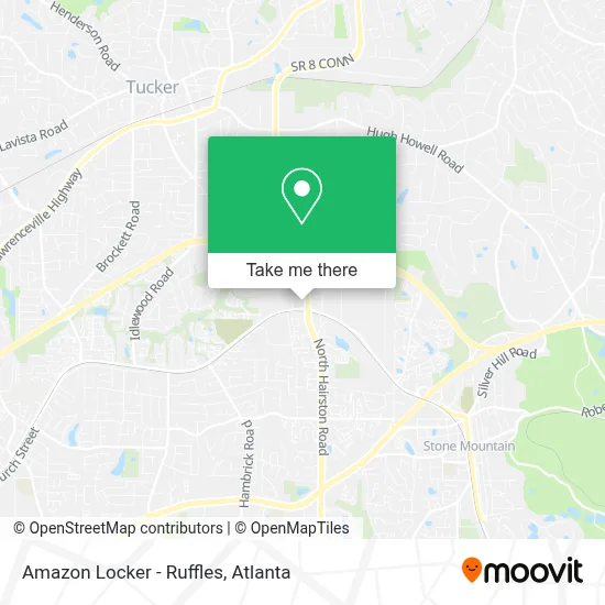 Amazon Locker - Ruffles map