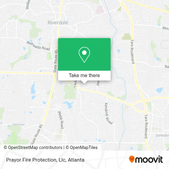 Prayor Fire Protection, Llc map