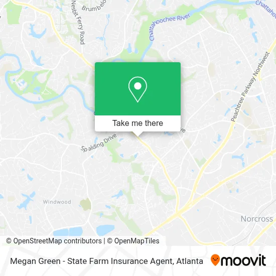 Megan Green - State Farm Insurance Agent map