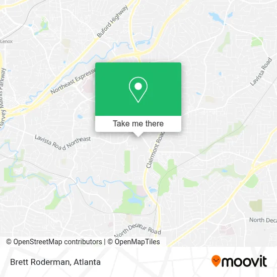 Brett Roderman map