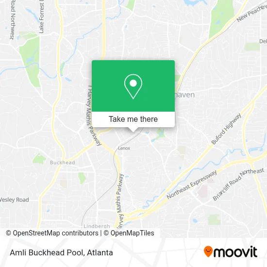 Amli Buckhead Pool map