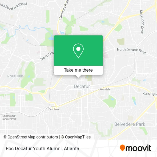 Fbc Decatur Youth Alumni map