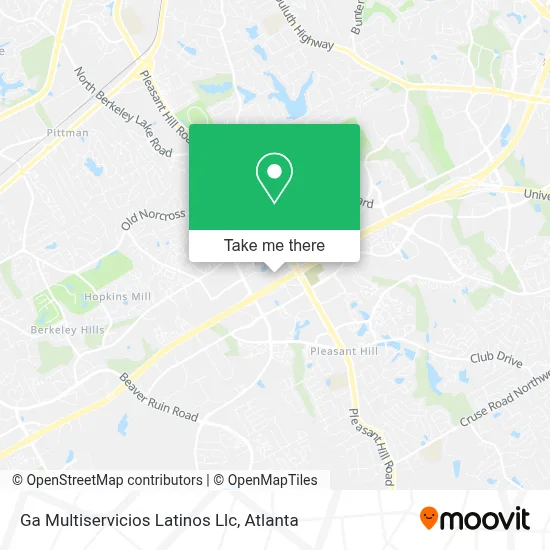 Ga Multiservicios Latinos Llc map