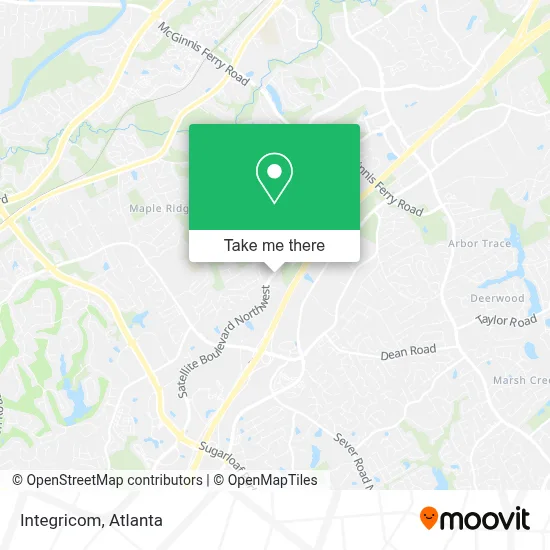 Integricom map