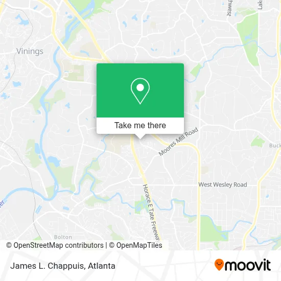 James L. Chappuis map