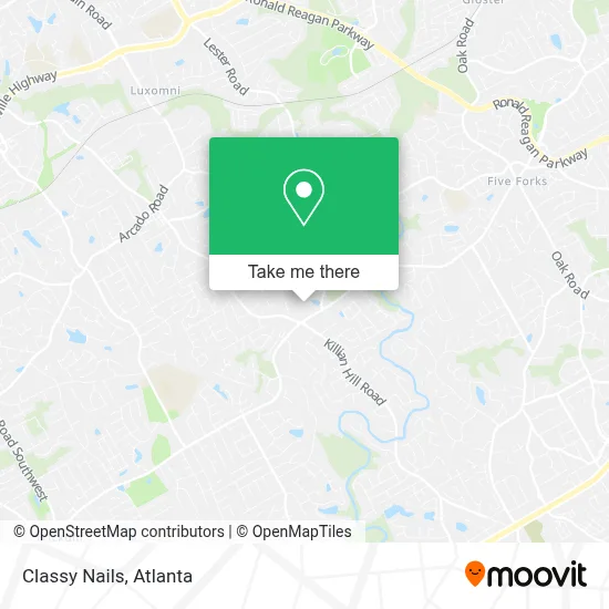 Classy Nails map