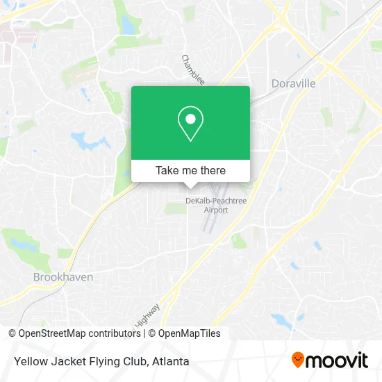 Yellow Jacket Flying Club map