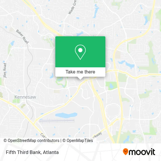 Fifth Third Bank map