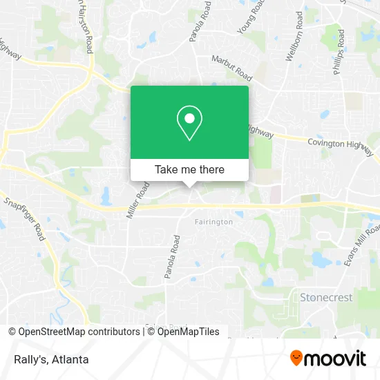 Rally's map