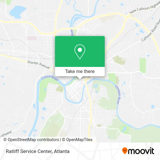 Ratliff Service Center map