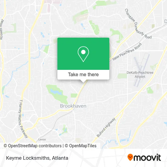 Keyme Locksmiths map