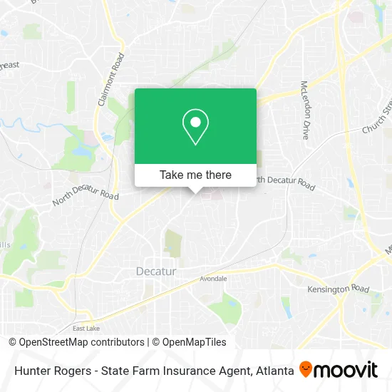 Hunter Rogers - State Farm Insurance Agent map