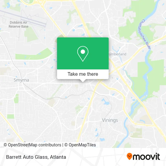 Barrett Auto Glass map