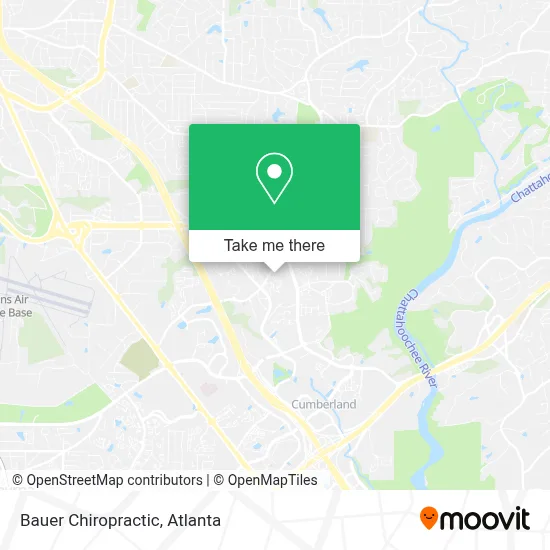 Bauer Chiropractic map