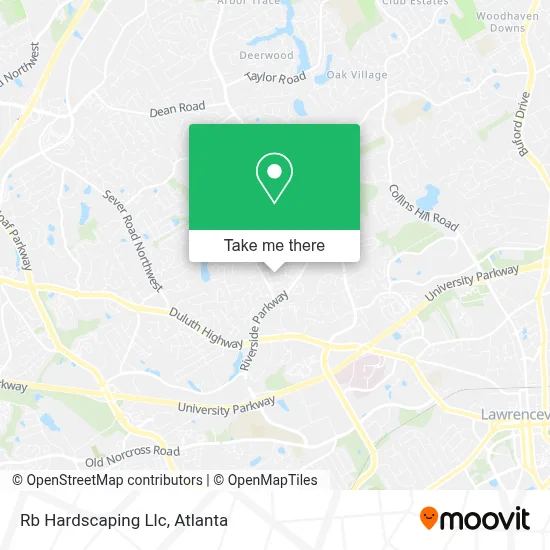 Rb Hardscaping Llc map