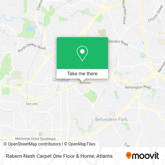 Rabern-Nash Carpet One Floor & Home map
