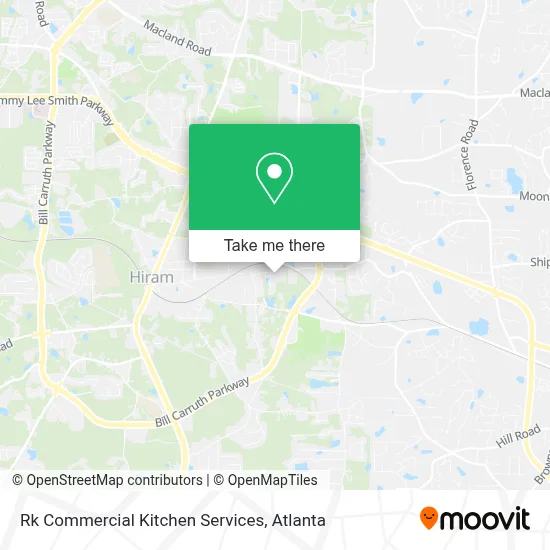 Rk Commercial Kitchen Services map