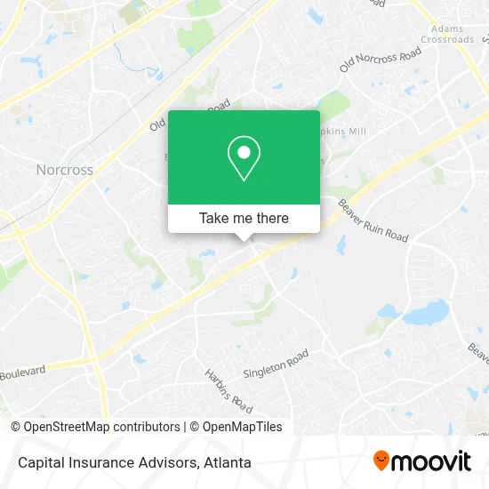 Capital Insurance Advisors map