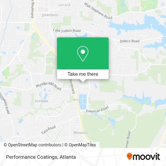 Performance Coatings map