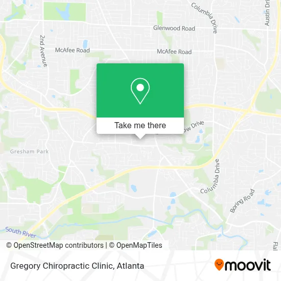 Gregory Chiropractic Clinic map