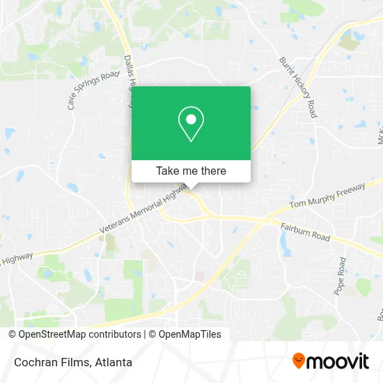 Cochran Films map