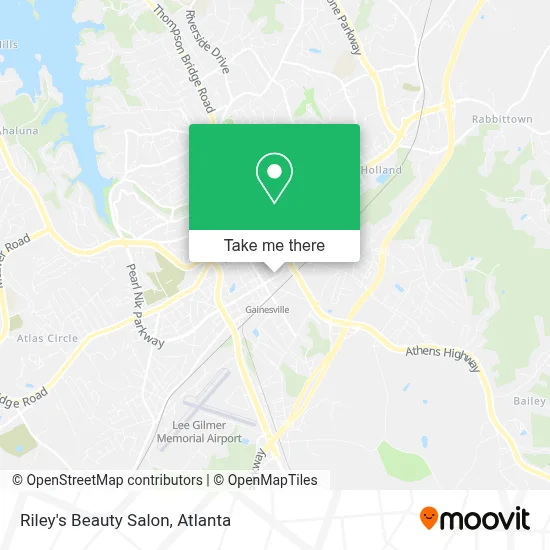 Riley's Beauty Salon map