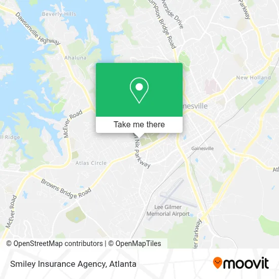 Smiley Insurance Agency map