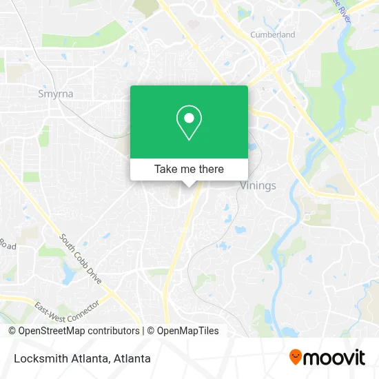 Locksmith Atlanta map
