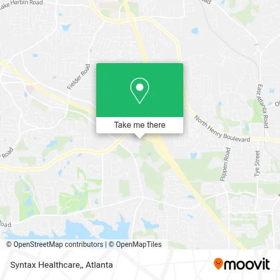 Syntax Healthcare, map
