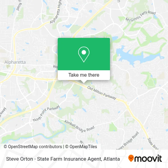 Steve Orton - State Farm Insurance Agent map