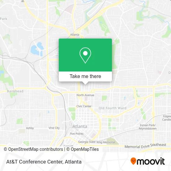 At&T Conference Center map