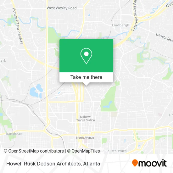 Howell Rusk Dodson Architects map