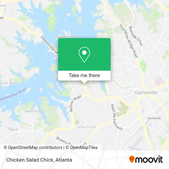 Chicken Salad Chick map