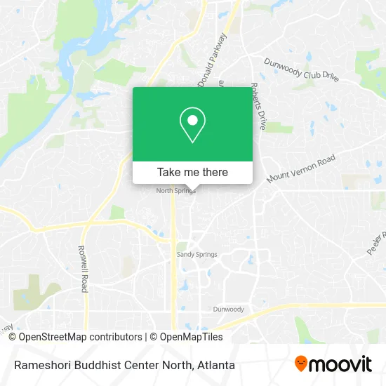 Rameshori Buddhist Center North map