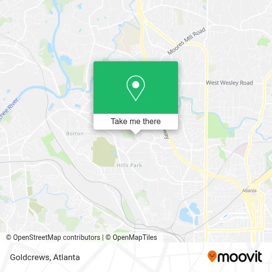 Goldcrews map