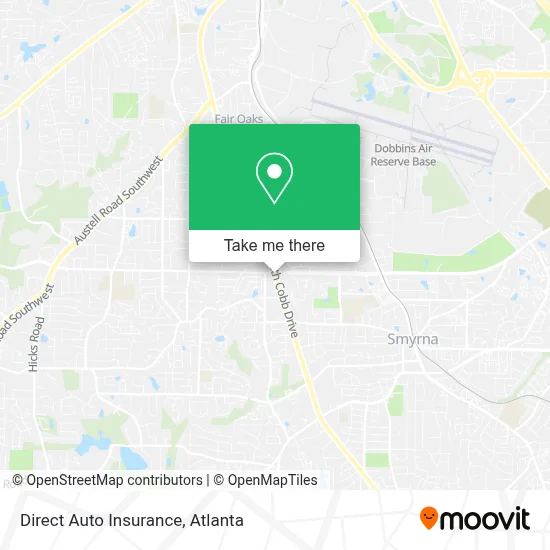 Direct Auto Insurance map
