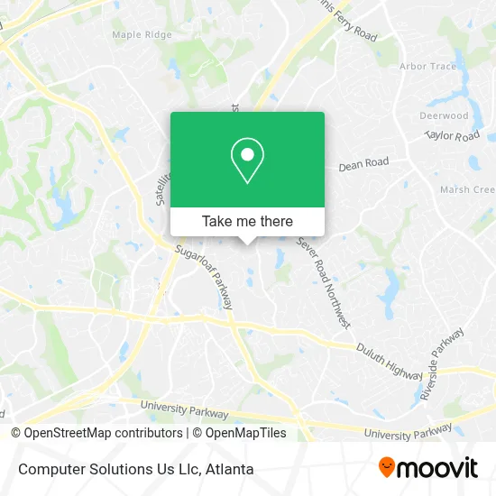 Computer Solutions Us Llc map