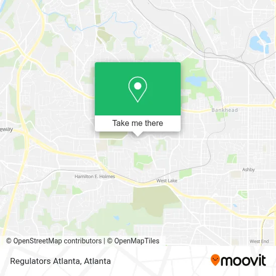 Regulators Atlanta map
