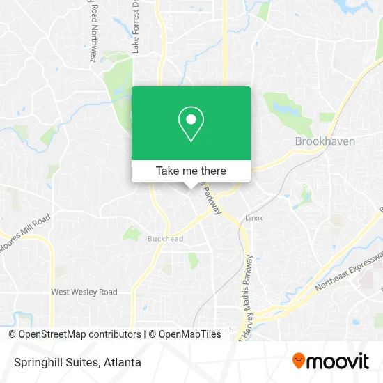 Springhill Suites map